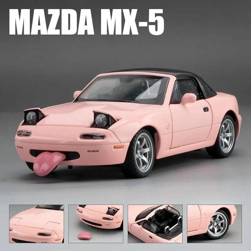 Коллекционная металлическая машина Mazda MX-5 Miata DIECAST CAR 1/32