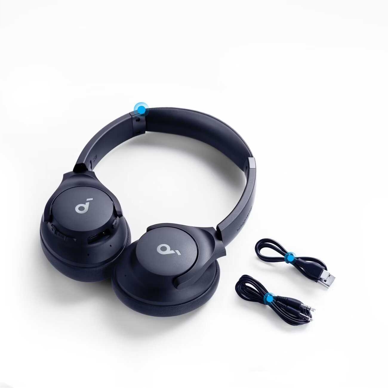 Наушники Anker SoundCore Life Q20i Hybrid, шумоподавление до 90%, чёрные