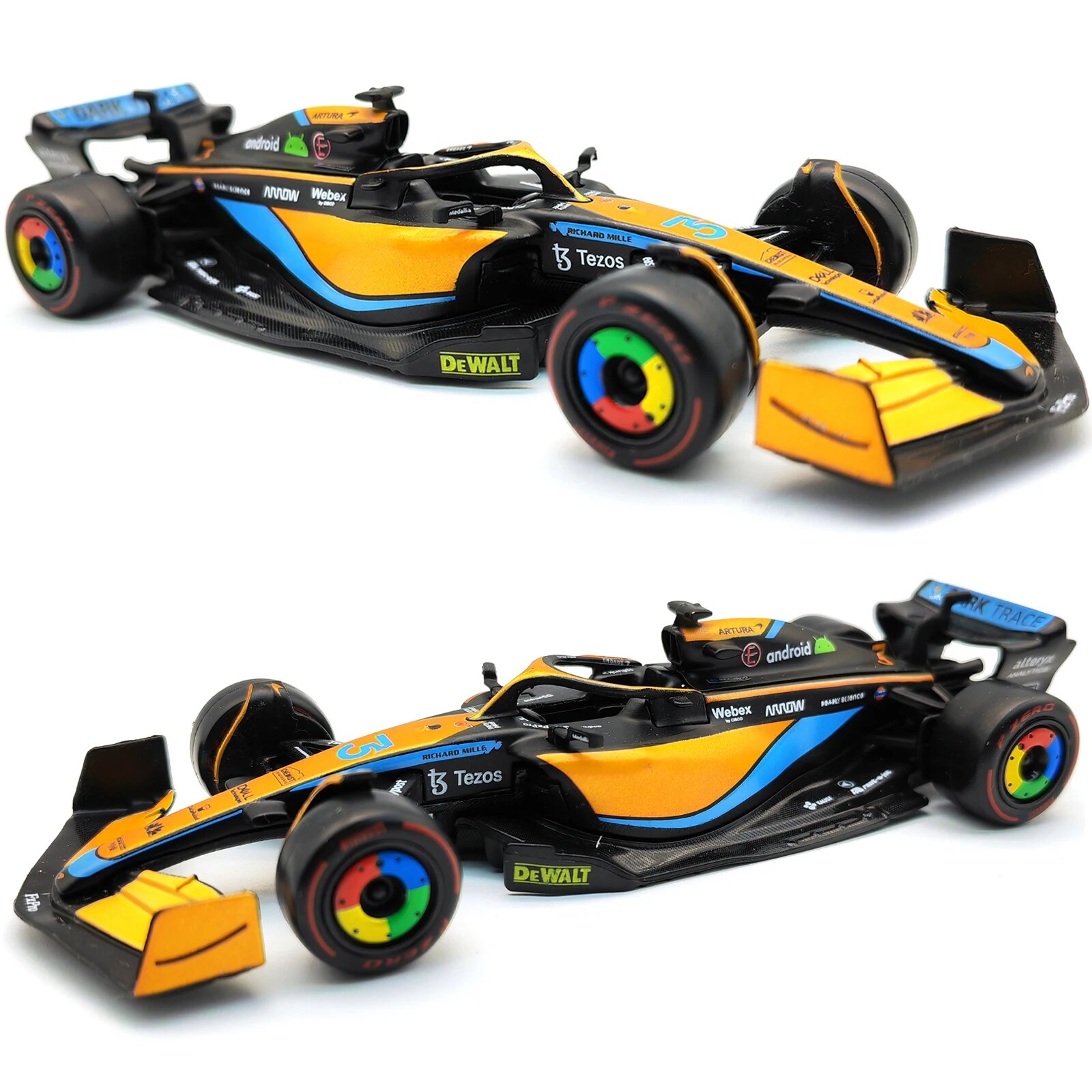 Автолитая коллекция Bburago "Mclaren MCL38", 1:43, для коллекционеров