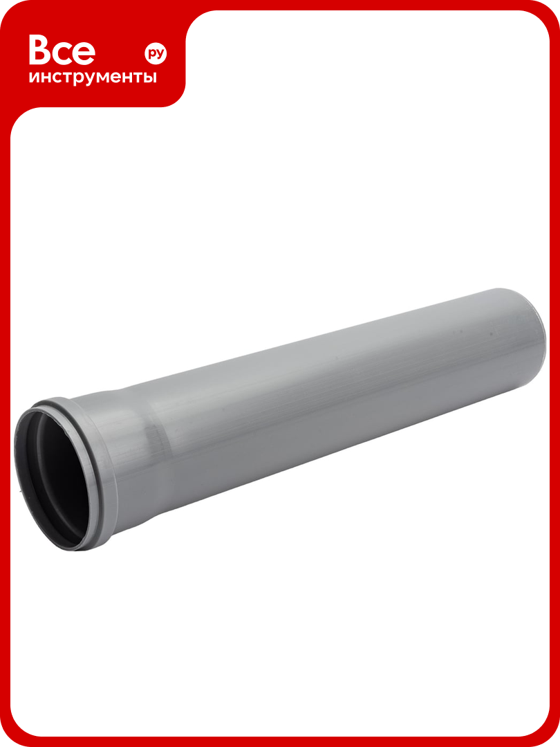 Труба для внутренней канализации Политэк из ПП Ø 110x27x500 мм 111050
