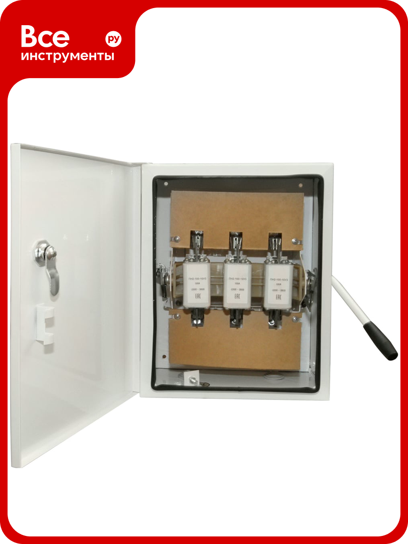 Ящик с рубильником TDM ELECTRIC ЯБПВУ-100А IP54 (с ПН-2) Народный SQ1603-0005