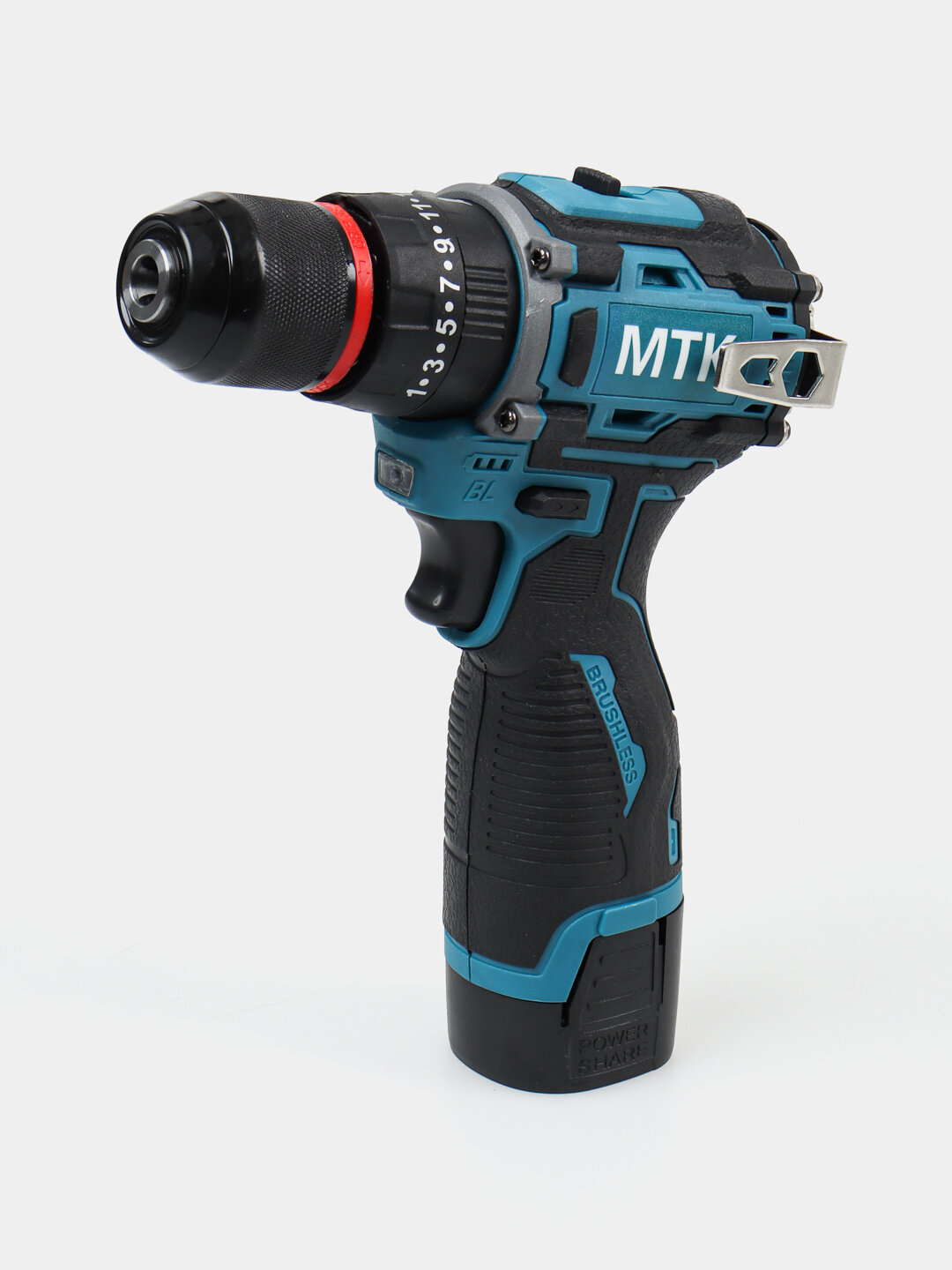 Аккумуляторный шуруповерт 18В, бесщёточный 2 аккумулятора, для дома и ремонта