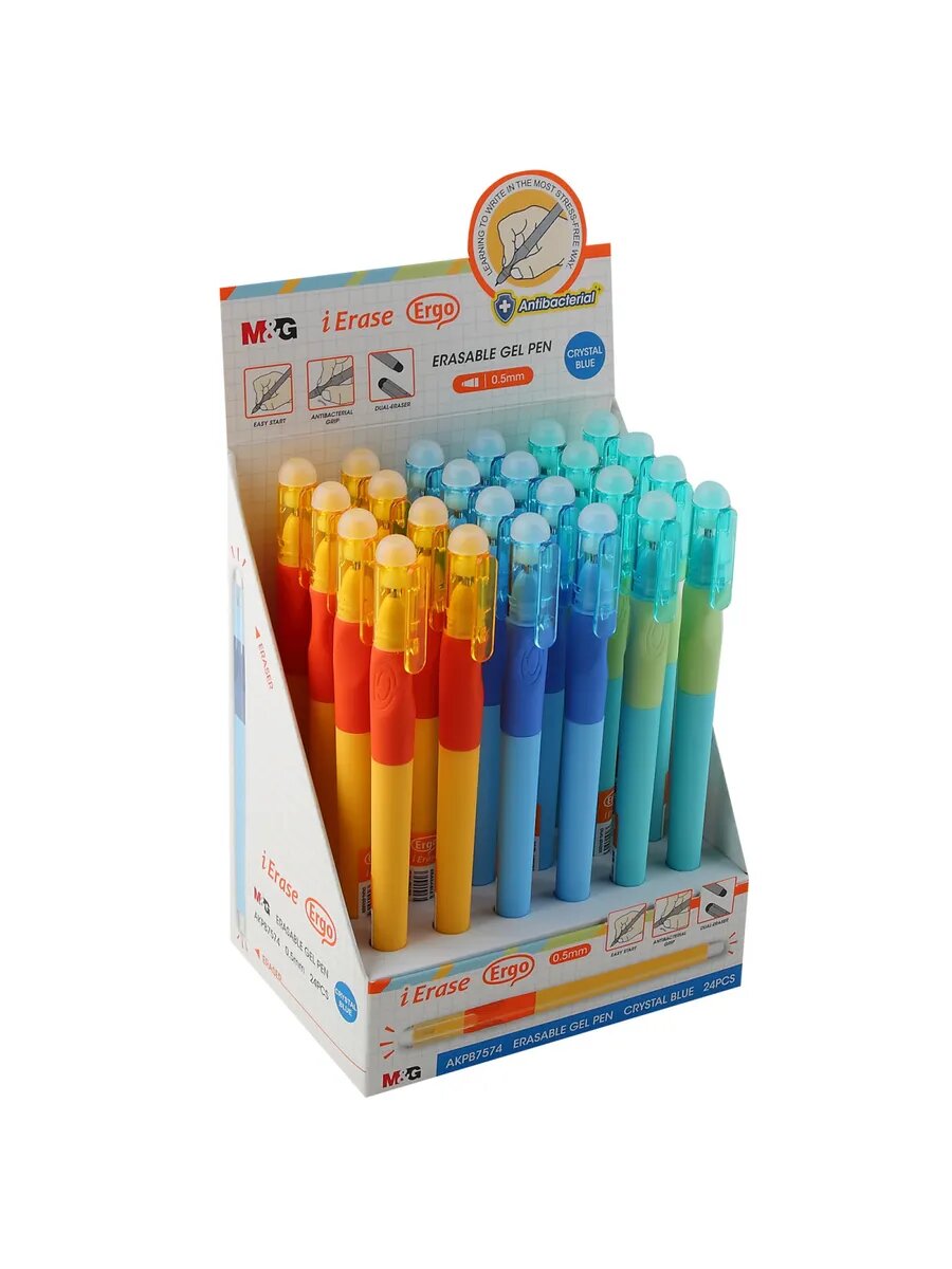 Ручка стирающаяся синяя — фото 1