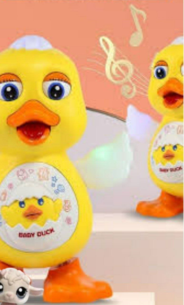 Забавный интерактивный робот-утёнок, который умеет ходить и петь! Он двигается, машет крылышками и исполняет весёлые песенки,