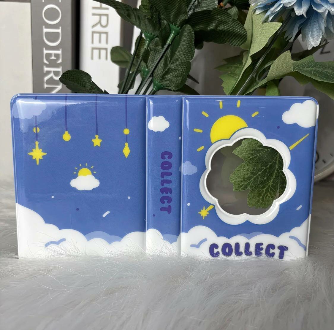 Мини-биндер для K-POP карточек, альбом-органайзер на 40 страниц (20 листов) • Компактный карманный формат для хранения фотокарт, коллекционных карточек и мини-полароидов