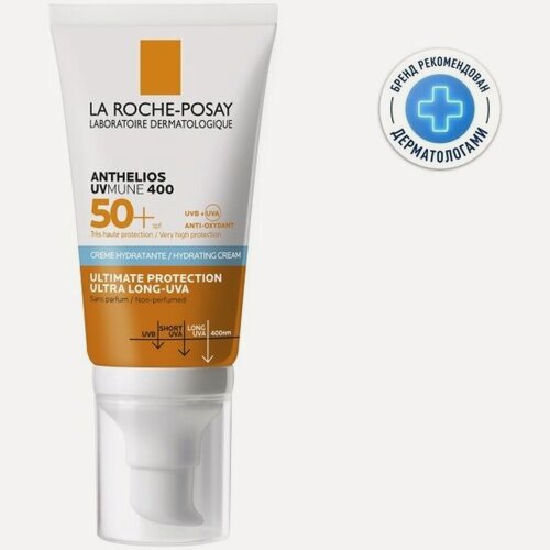 Изображение товара Солнцезащитный увлажняющий крем для лица LA Roche-posay Anthelios SPF50+ 50 мл