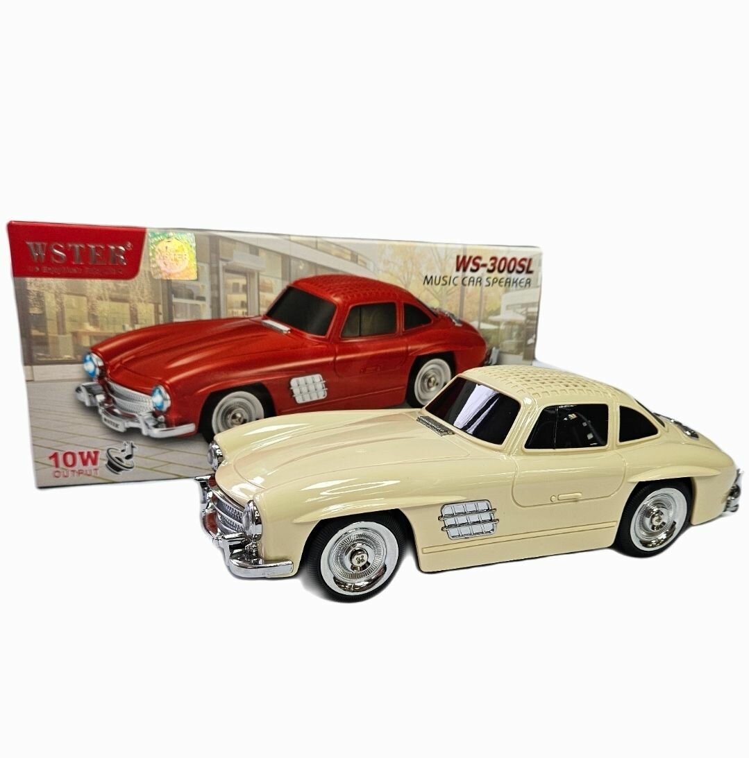 Беспроводная колонка-машина WS-300SL, bluetooth, бежевая