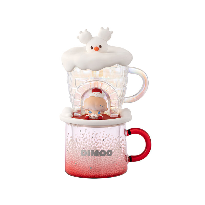 POP MART DIMOO Snowman Writing Collection, набор стаканчиков, white