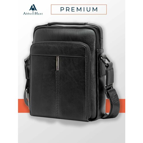 Сумка кросс-боди , фактура гладкая, черный