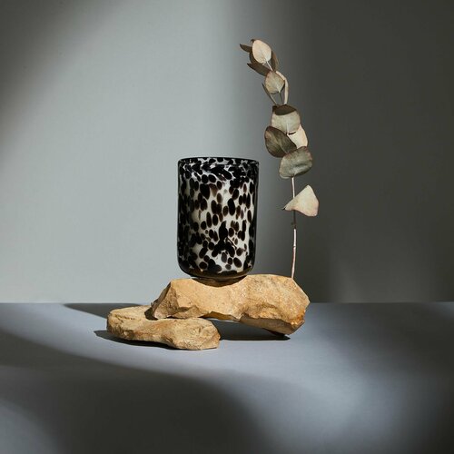 Свеча ароматическая MilkChocolate 78х78х115 см цв коричневый стекловоск 1719₽