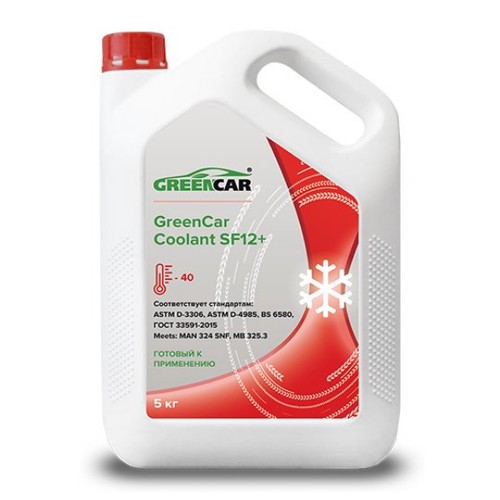Антифриз GreenCar Coolant SF12+ 5 кг.