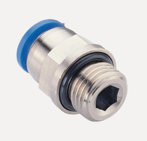 Изображение товара GARWIN PRO 808520-6-18-1 Фитинг цанговый М1/8" 6мм, с уплотнением, металличекий корпус