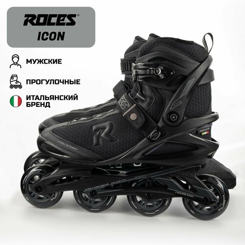 Коньки роликовые ROCES ICON M Black (36)