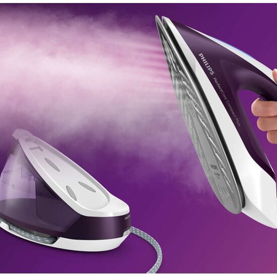 Парогенератор Philips GC7933/30, 2400Вт, 1,5л, SteamGlide Plus — фото 1