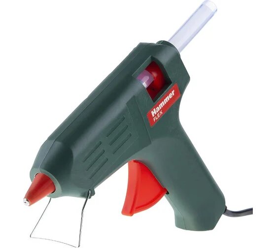 Клеевой пистолет Hammer Flex GN-11 40 Вт 8-12 г/мин, стержни 11 мм