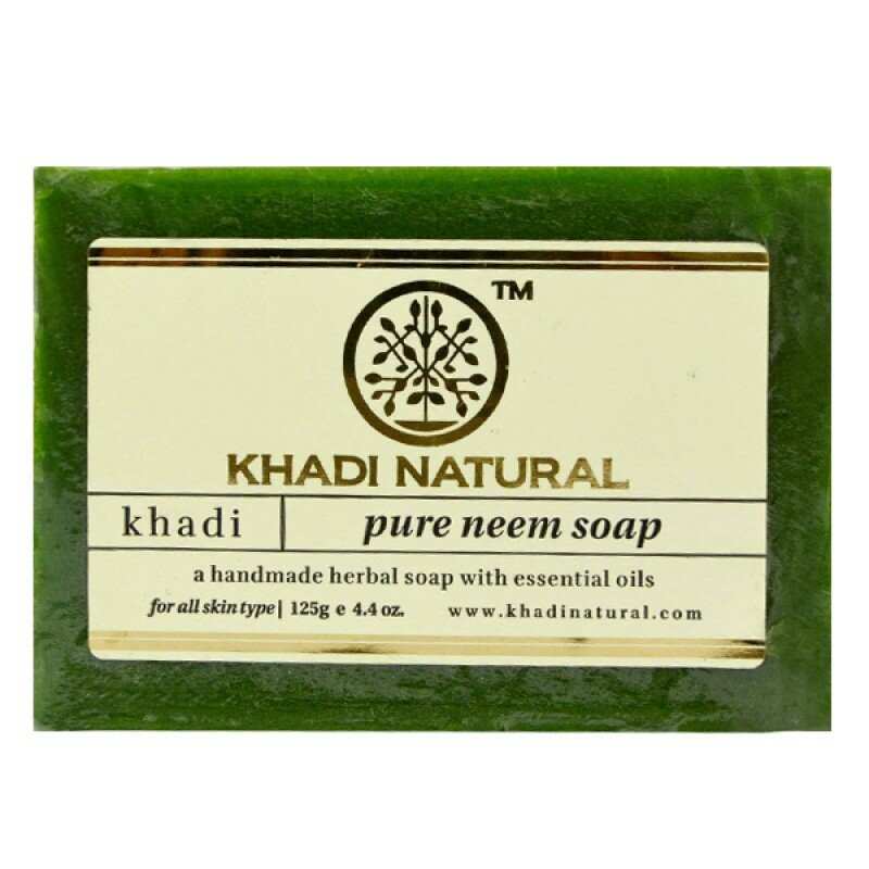 Натуральное мыло Кхади Ним (Khadi Pure Neem Soap) 125 грамм