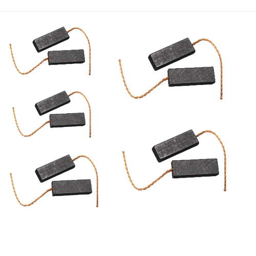 Щётки под пайку (5 комплектов по 2 штуки) для стиральных машин Electrolux, Indesit. Ariston, Beko, Candy Haier, Samsung, Lg, Whirpool, Атлант, 5x13.5x36 мм