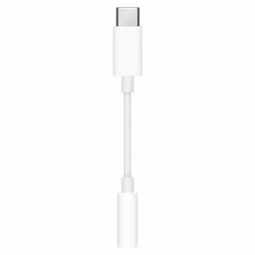Переходник/адаптер Apple MU7E2ZM/A USB Type-C (m) mini-Jack 3.5 (f) белый