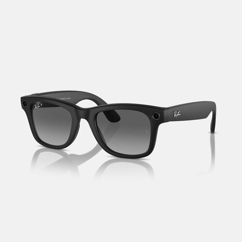 Умные очки Ray-Ban Wayfarer оправа матовый черный поляризованные линзы графитовый размер M 64692₽