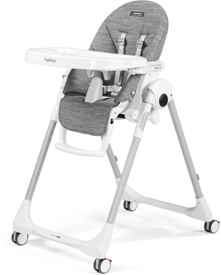 Стульчик для кормления Peg-Perego Prima Pappa Follow Me Wonder Grey
