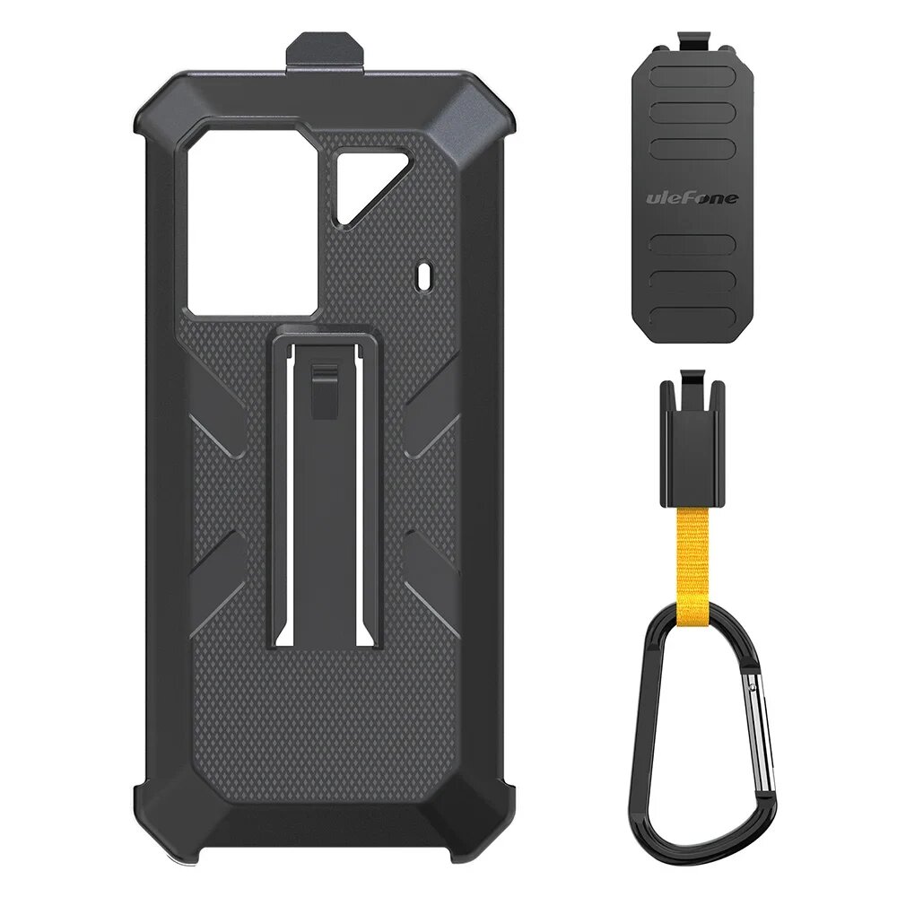 Чехол для телефона Ulefone для Power Armor 18T Ultra / Armor 18 Ultra / Power Armor 19/19T, оригинальный чехол с зажимом для ремня и карабином, 18T Ultra Case
