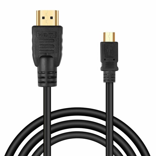 Micro USB to HDMI кабель kebidumei 1.5м, Черный