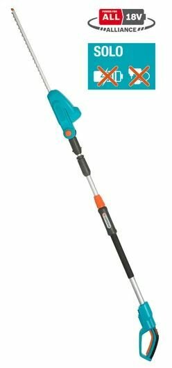 Телескопические ножницы для живой изгороди аккумуляторные THS 42/18V P4A без аккумулятора и зарядного устройства GARDENA