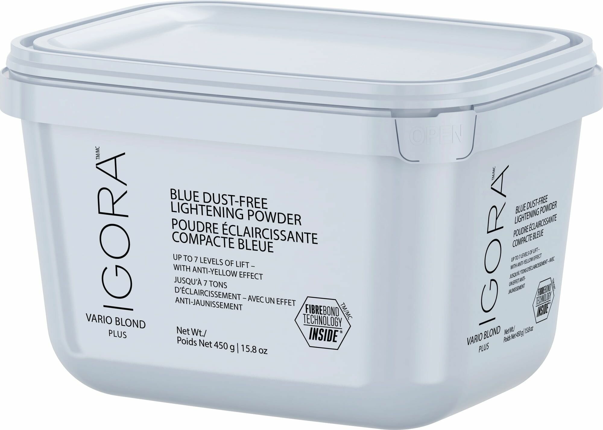Осветляющий порошок IGORA Голубой порошок для обесцвечивания волос Vario Blond Plus, 450 г