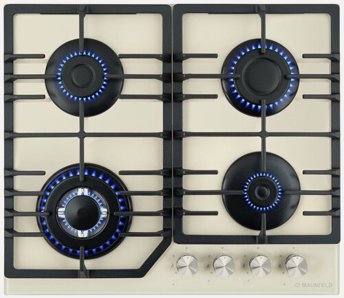 Изображение товара Газовая варочная панель Midea "MG-645TGI", с рамкой, бежевая