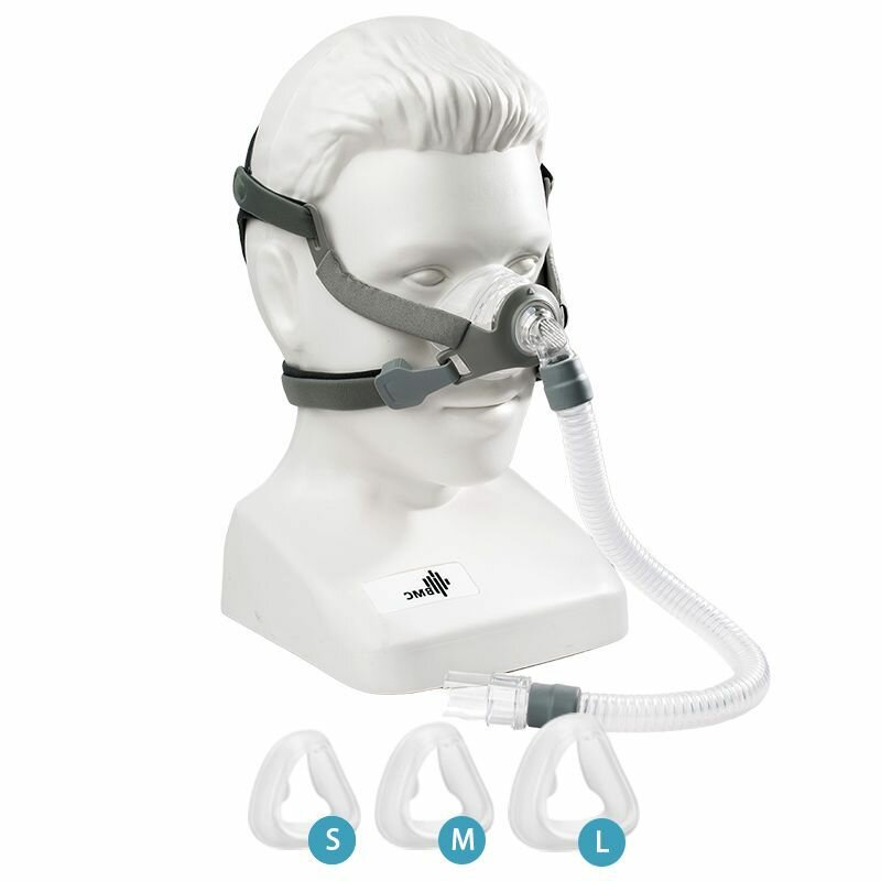Носовая маска для ингалятора с креплением к голове BMC CPAP СИПАП N5B