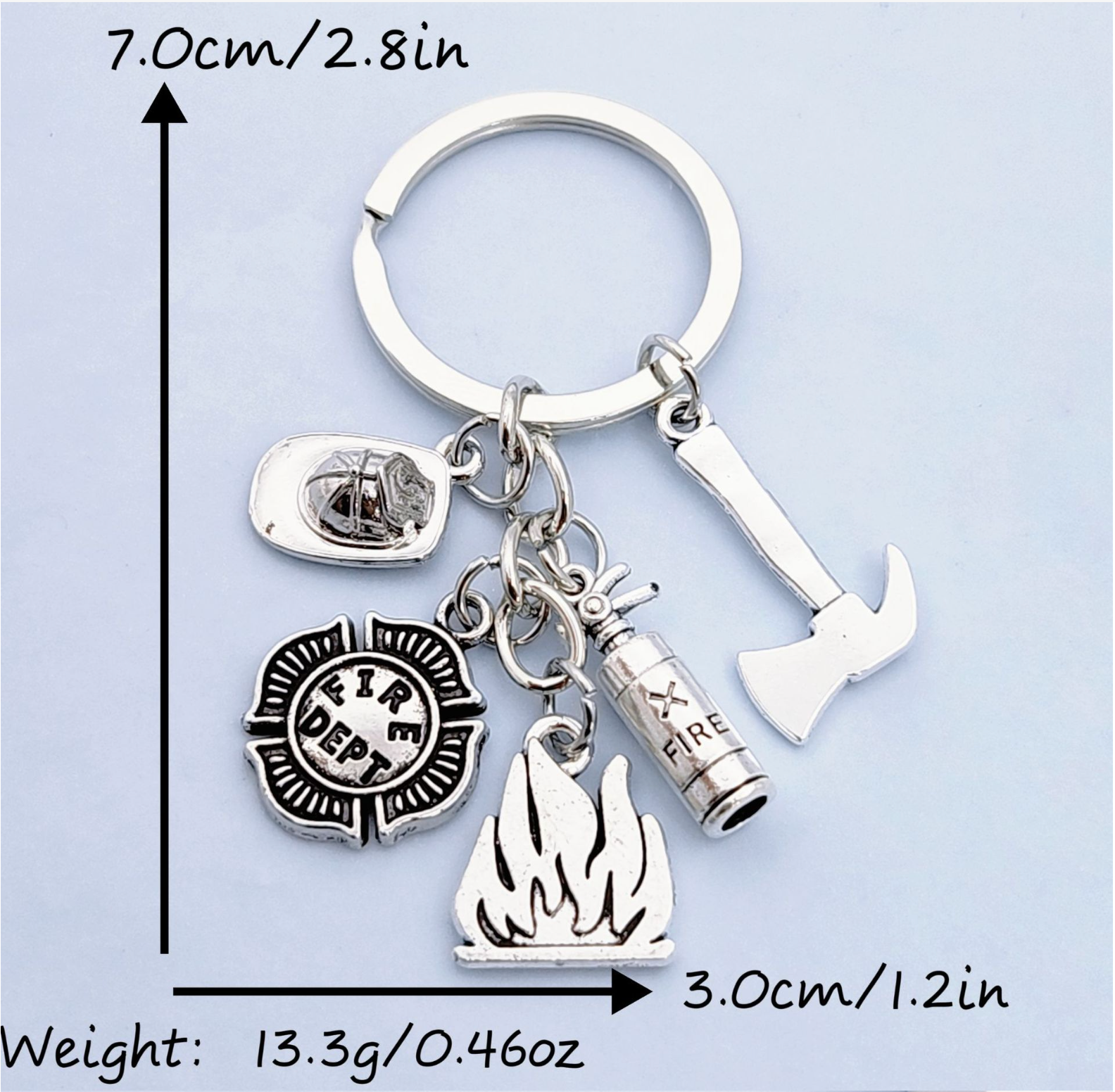 Брелок remove, серебристый туман — фото 1