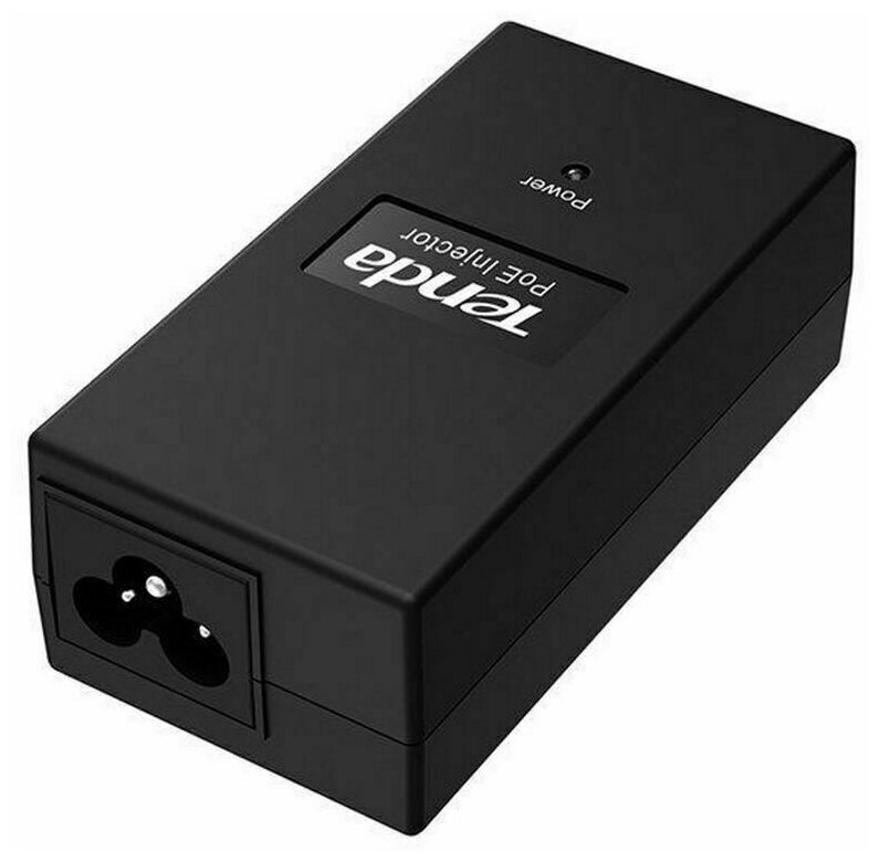 Инжектор PoE Tenda PoE15F (802.3af, до 100м, 100 Мбит/с, 0.4А - 100В/240В, PoE: 48В, 15Вт) (PoE15F)