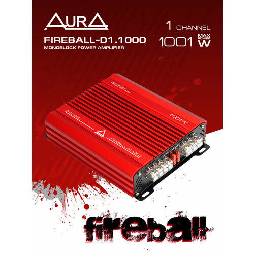 1-канальный усилитель мощности Aura FIREBALL-D11000 8990₽