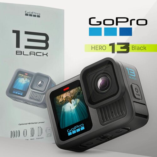 Изображение товара Go Pro Экшн камера цифровая 4k GoPro 13 Hero Black с аксессуарами