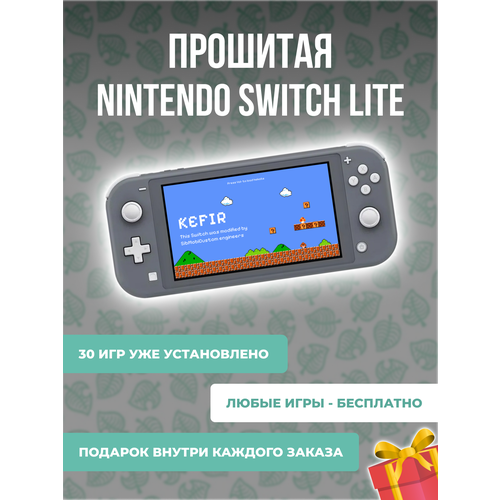 Игровая приставка Nintendo Switch Lite Прошитая 32ГБ памяти 128ГБ Карта памяти 2790000₽