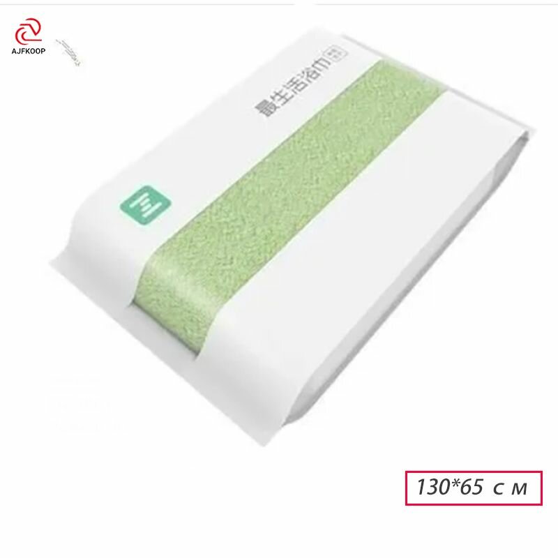 Самое натуральное банное полотенце Xiaomi изготовлено из чистого хлопка, впитывающее и антибактериальное банное полотенце (1 упаковка)