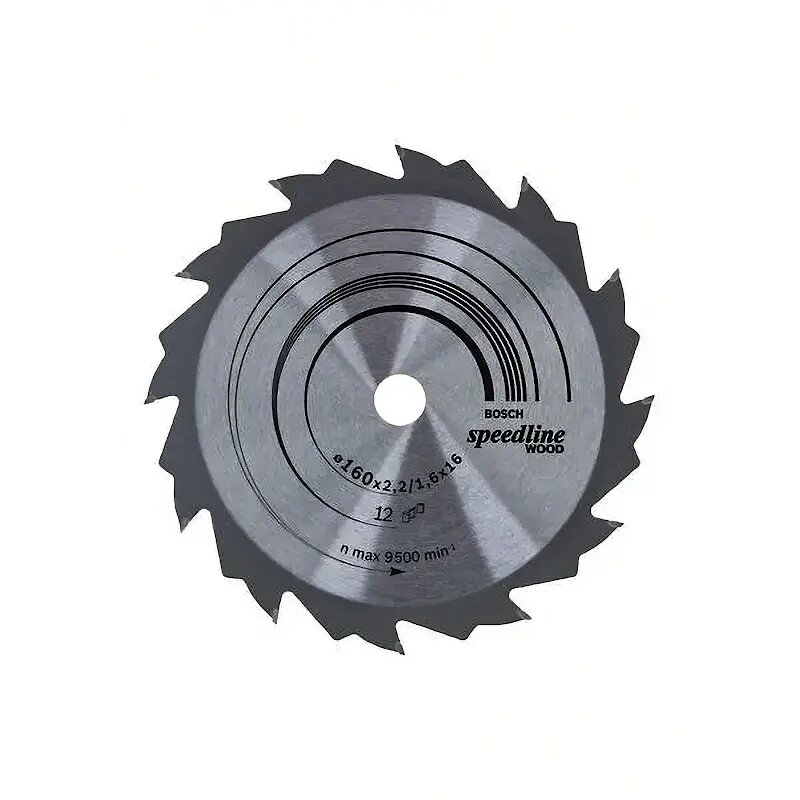 Bosch Speedline Wood пильный диск 160x2.2х16 ATB/FT-12T (по дереву) 2608640784