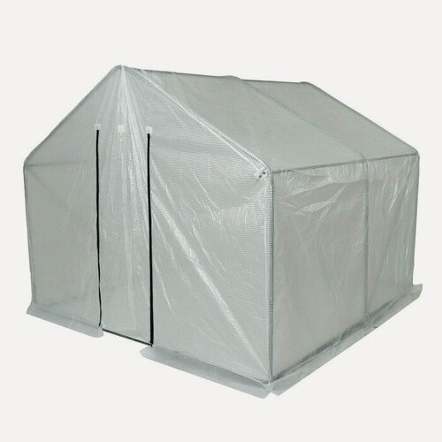 Изображение товара Теплица 2,5 × 2,45 × 2,1 м, оцинкованный металл, профиль d = 25 мм, чехол из армированной плёнки 120 мкм