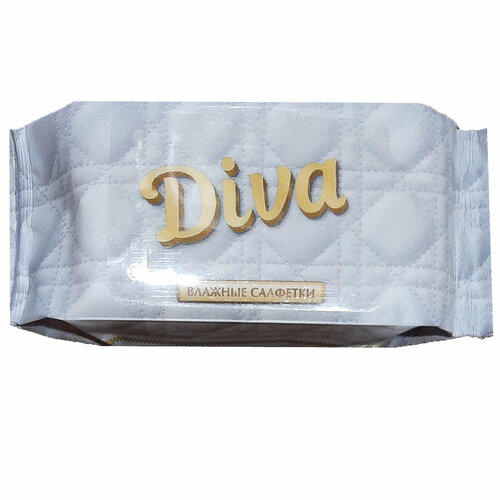 Влажные салфетки DIVA mini косметические 8 штуп цвет упаковки - разный 83₽