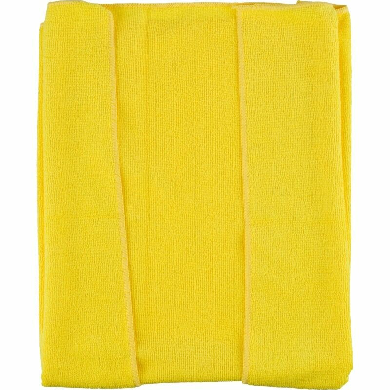 Тряпка КНР Для пола  из микрофибры  универсальная  220 г м2  50х80 см  желтая