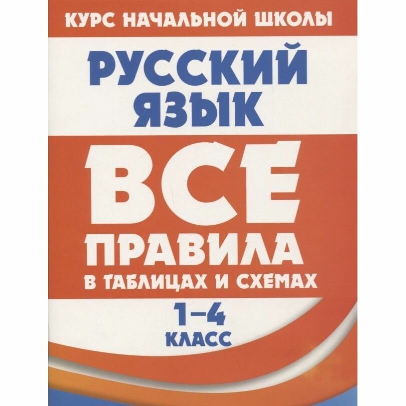 Справочник Принтбук Курс начальной школы. Русский язык. Все правила в таблицах и схемах. 1-4 класс. 2020 год, Е. Жуковина