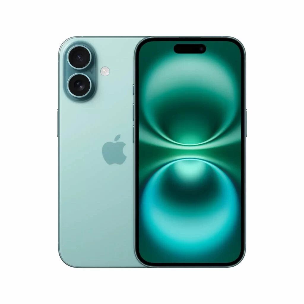 Смартфон Apple iPhone 16 256 ГБ, Dual: nano SIM + eSIM, Turquoise — фото 1