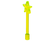 Minifigure, Utensil Magic Wand, 6124 Trans-Neon Green U
