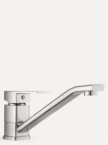 Изображение товара Смеситель для кухни с длинным изливом 22 см и однорычажной ручкой, хром