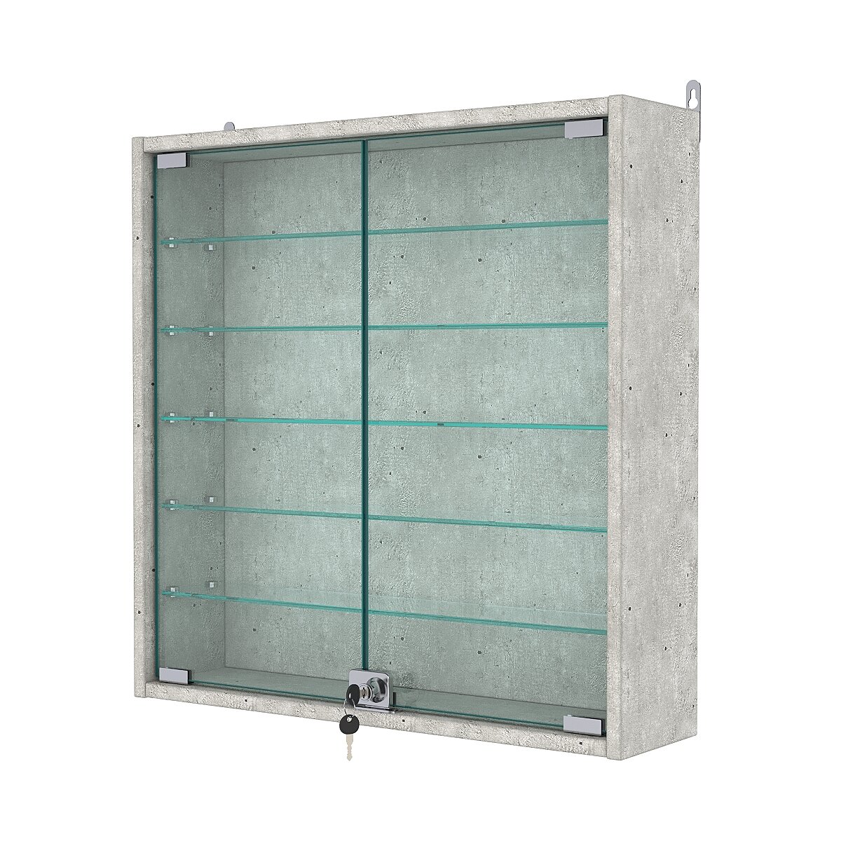 Витрина настенная №1-5А, Метрополитан Грей. Производитель товара - компания Westcom.