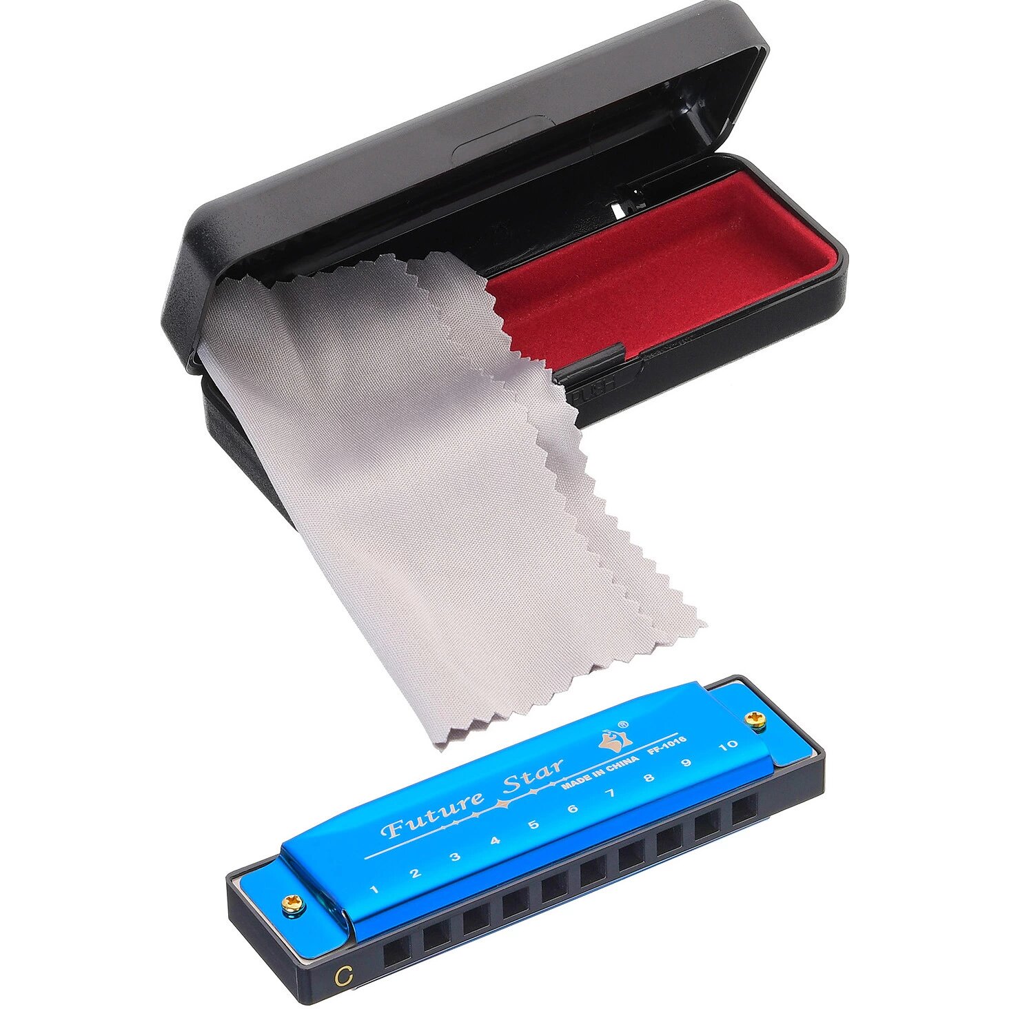 Губная гармошка Future Star FF-1016 BL — фото 1