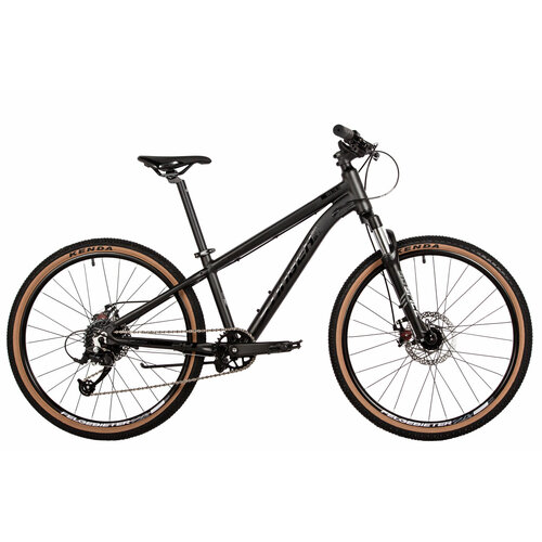 Подростковый велосипед Stinger Element 24 (2025), алюминиевая рама, черный