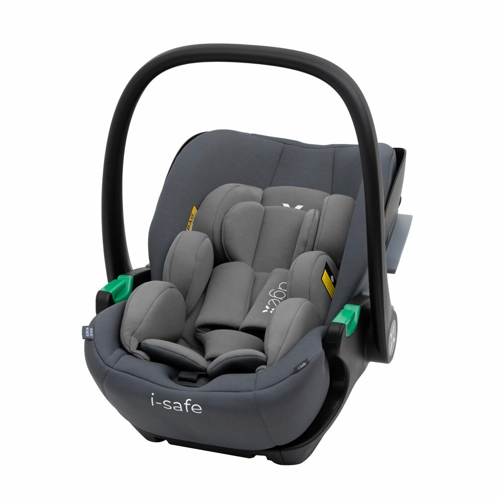 Обзор: Agex i-Safe, автолюлька до 1 года гр.0 (0-13 кг), цвет Grey (серый)