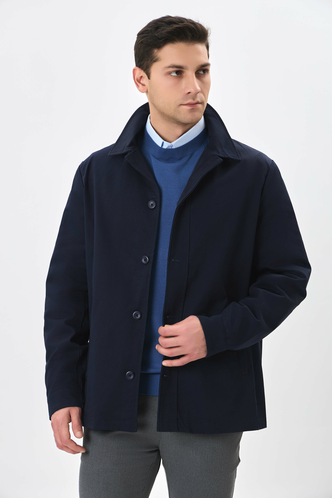 Ветровка TERRA PRO, размер L, navy