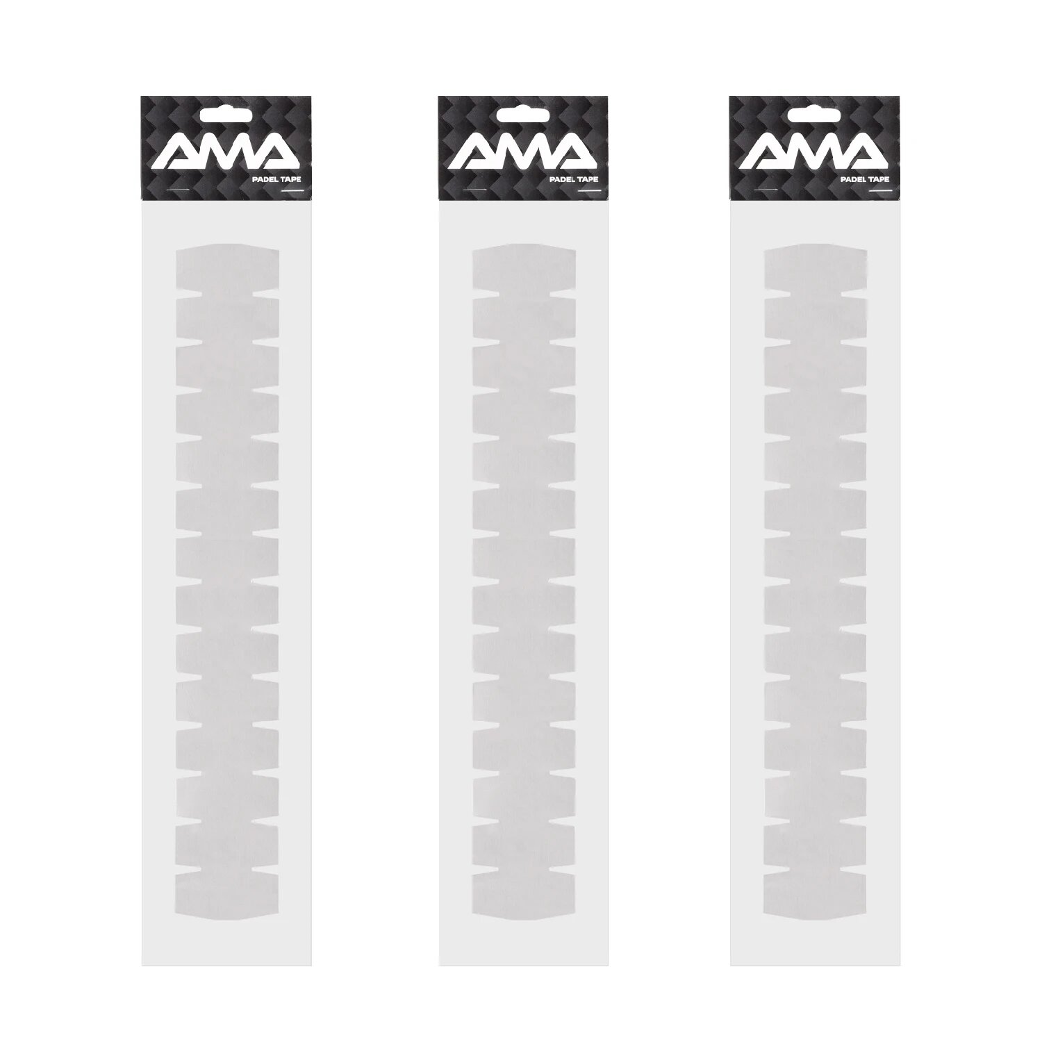 AMA SPORT Защитная лента для ракетки Padel Белый Clear55mm-3pcs